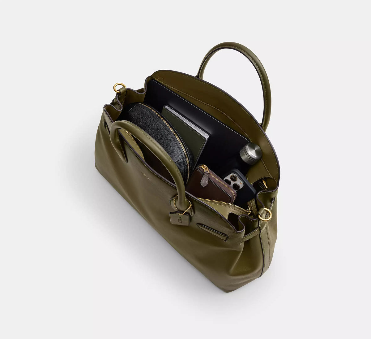 Coach Soft Empire Carryall Bag 48 SEZON -   Brass/Olive