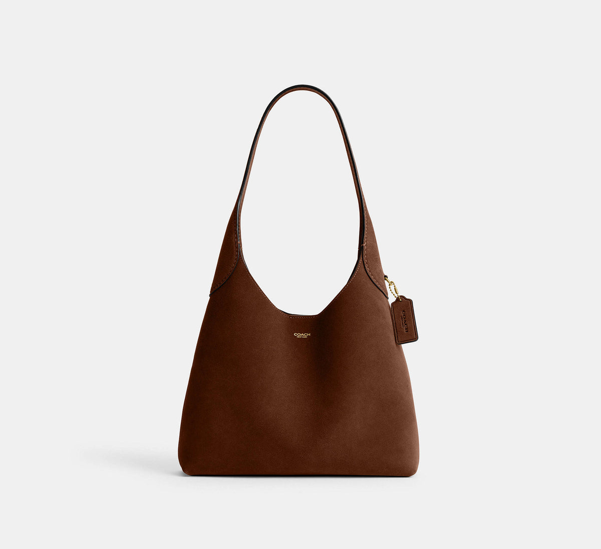 Coach Brooklyn Shoulder Bag 28 - Brass/Warm Brown