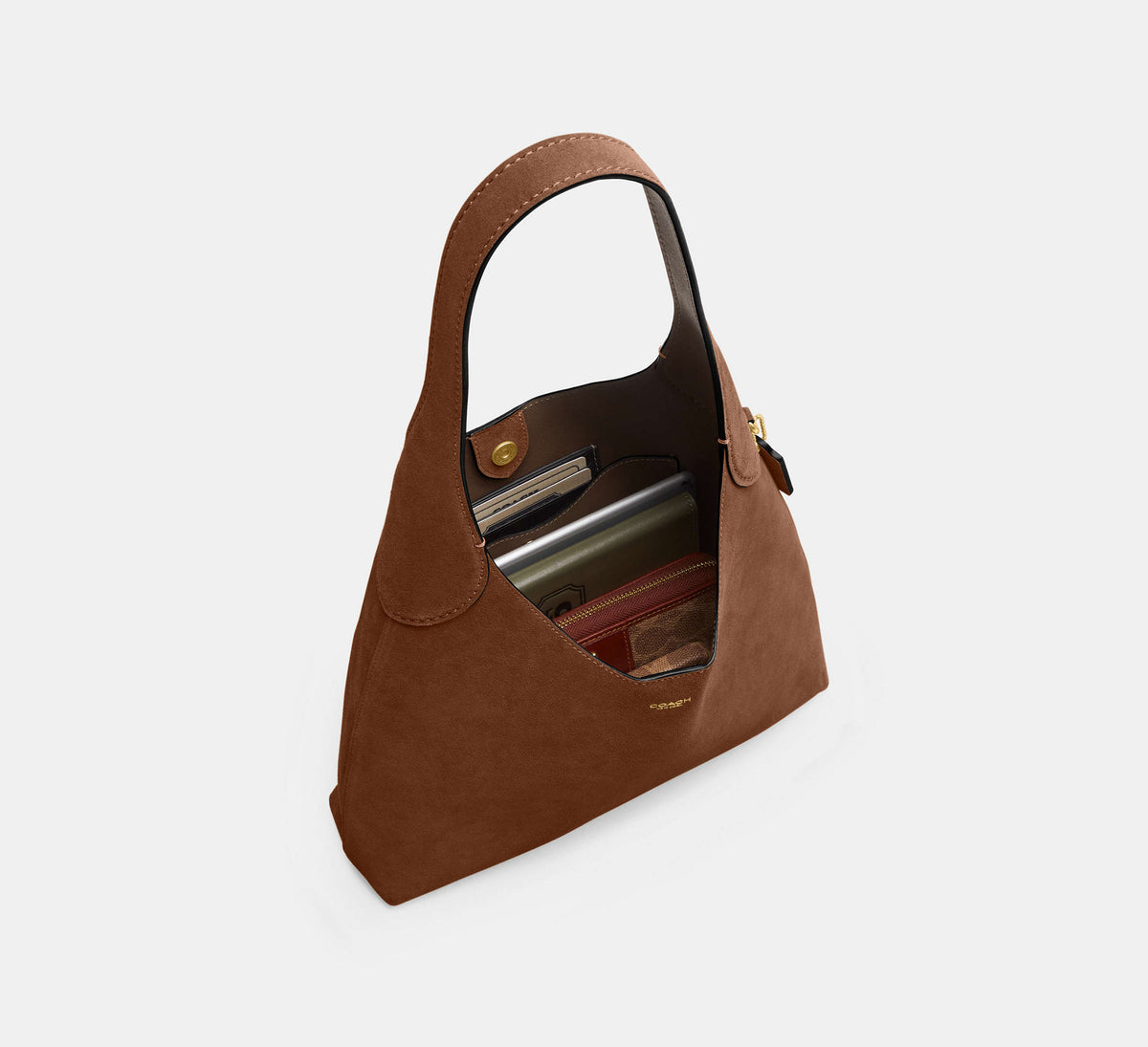 Coach Brooklyn Shoulder Bag 28 - Brass/Warm Brown