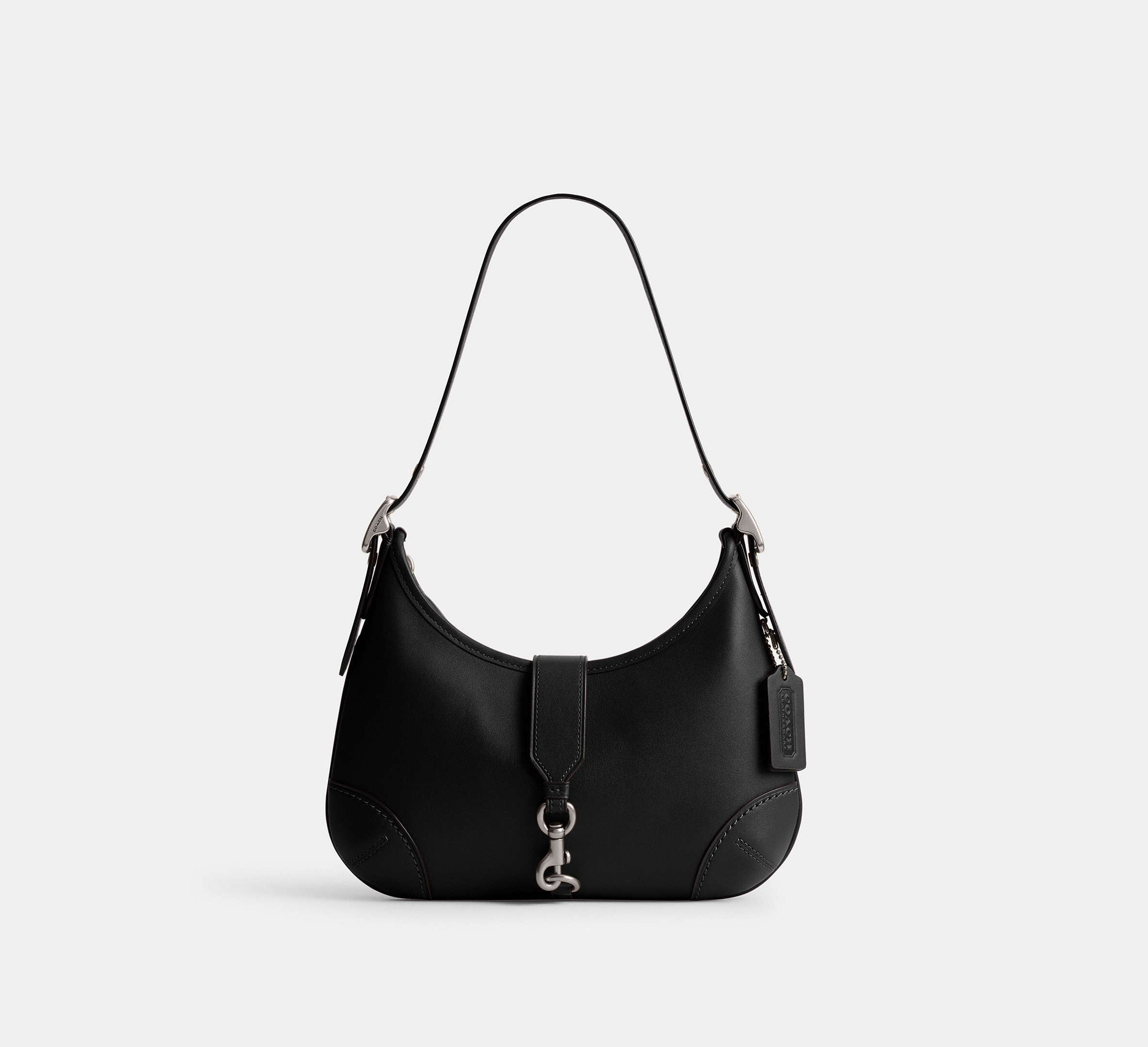 Coach Hamptons Hobo Bag - Silver/Black – Kanadadan Kapına