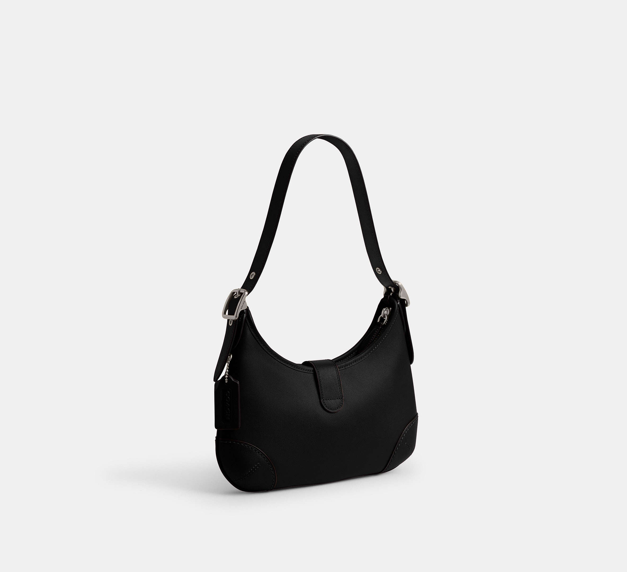 Coach Hamptons Hobo Bag - Silver/Black – Kanadadan Kapına