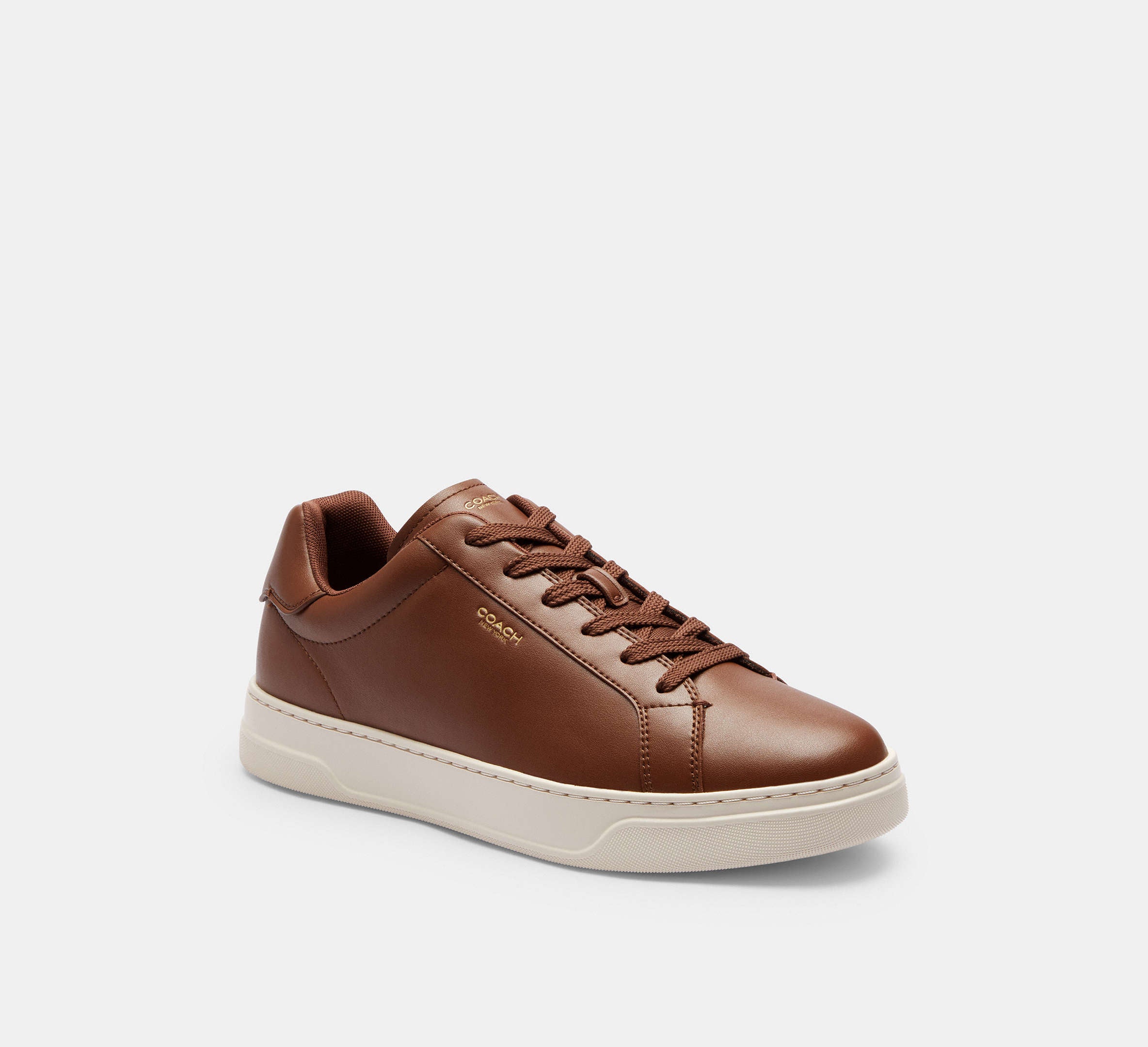 Coach Men's High Line Sneaker - Dark Saddle