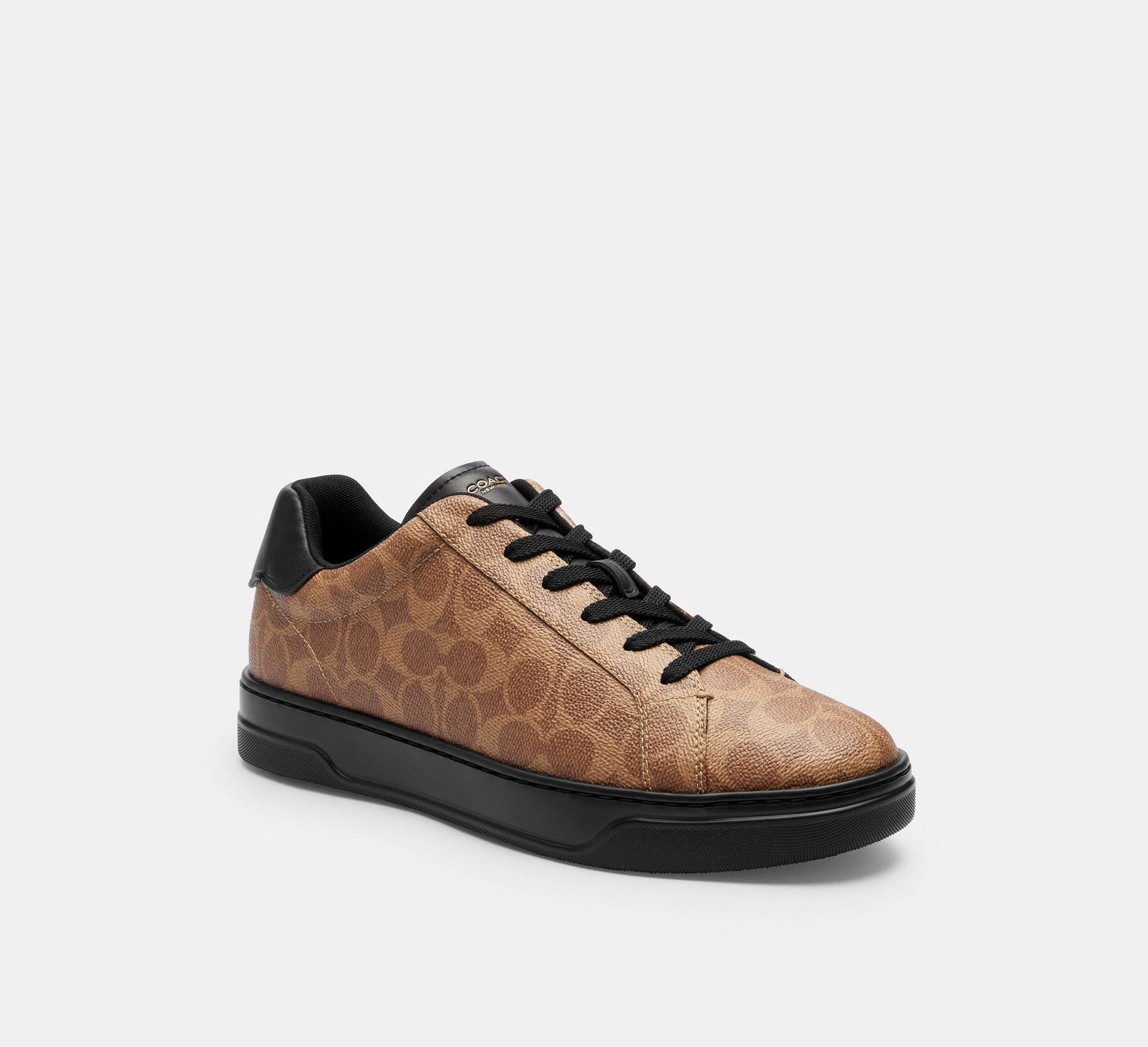 Coach Men's High Line Sneaker - Khaki/Black