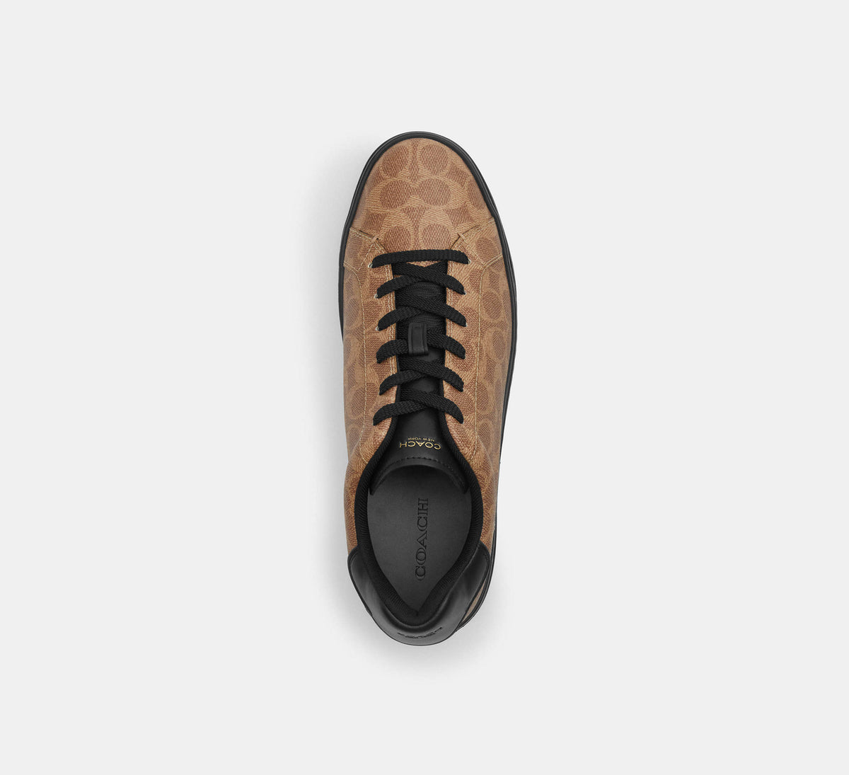 Coach Men's High Line Sneaker - Khaki/Black