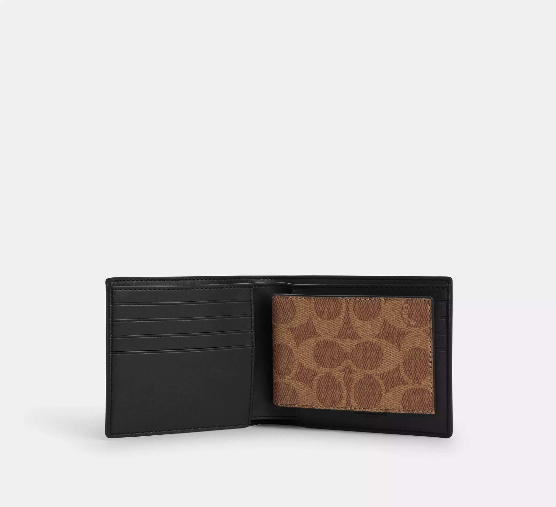 Coach 3-In-1 Wallet In Signature - Mahogany Multi