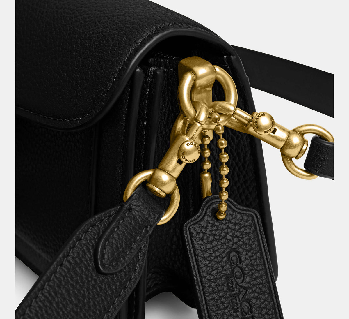 Coach Tabby Shoulder Bag 20 - Brass/Black