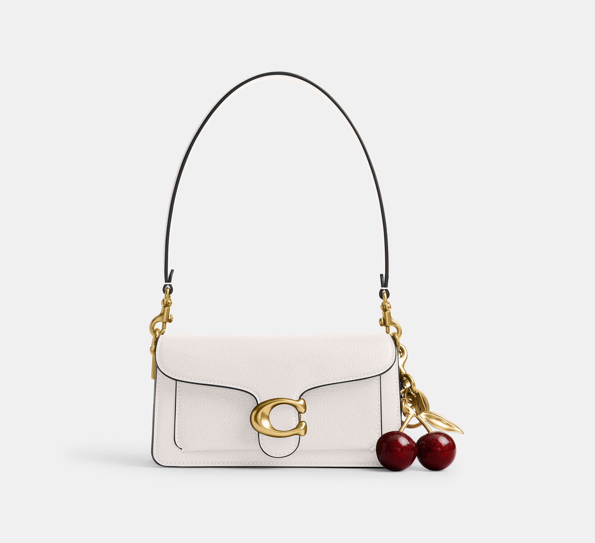 Coach Tabby Shoulder Bag 20 - Brass/Chalk – Kanadadan Kapına