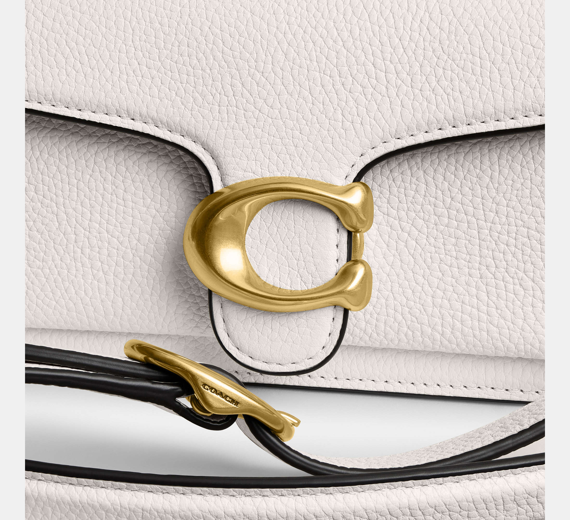 Coach Tabby Shoulder Bag 20 - Brass/Chalk – Kanadadan Kapına