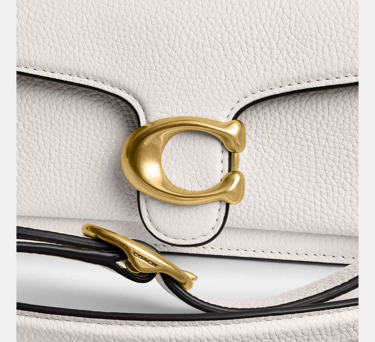 Coach Tabby Shoulder Bag 20 - Brass/Chalk
