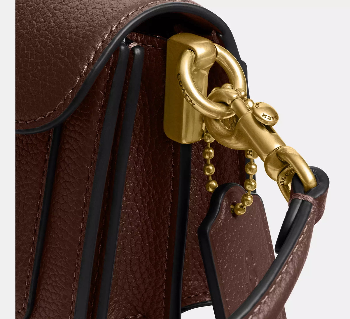 Coach Tabby Shoulder Bag 20 - Brass/Maple - Hemen Teslimde
