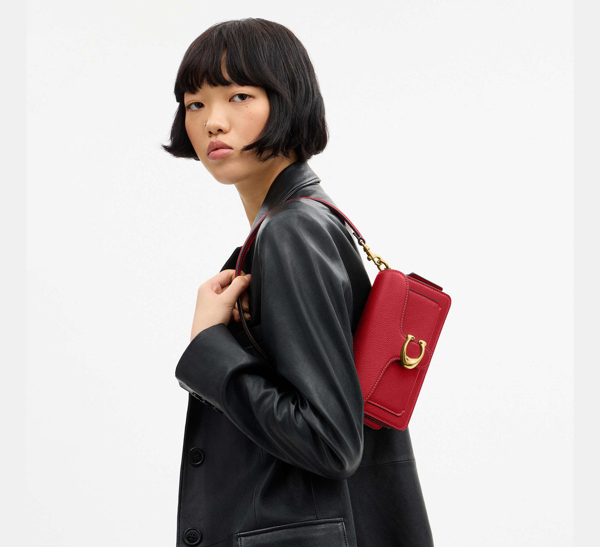 Coach Tabby Shoulder Bag 20 - Brass/Poppy