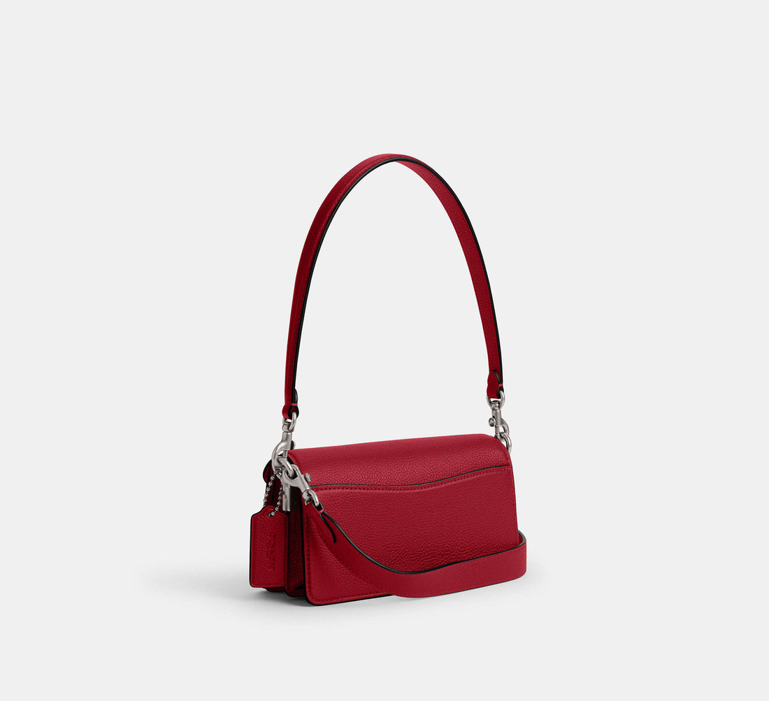 Coach Tabby Shoulder Bag 20 Silver/Ruby