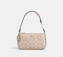 Coach Nolita 19 In Blocked Signature  - Gold/Sand/Tan