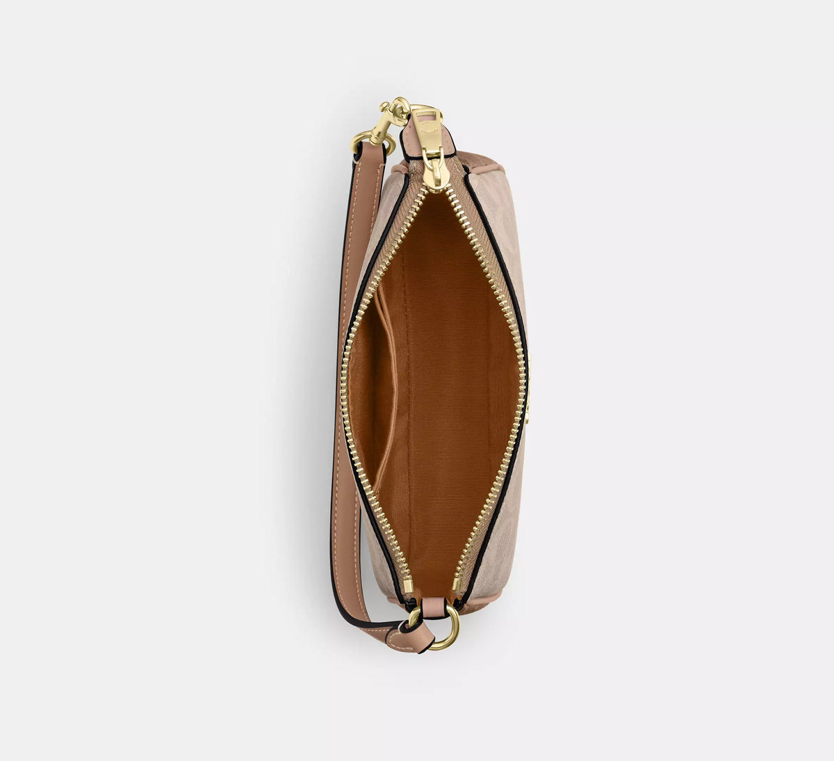 Coach Nolita 19 In Blocked Signature  - Gold/Sand/Tan