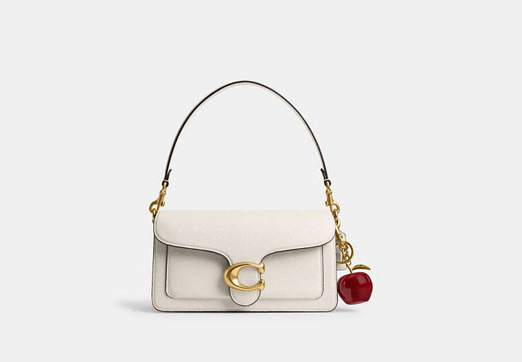Coach Small Apple Bag Charm  - Brass/Multi