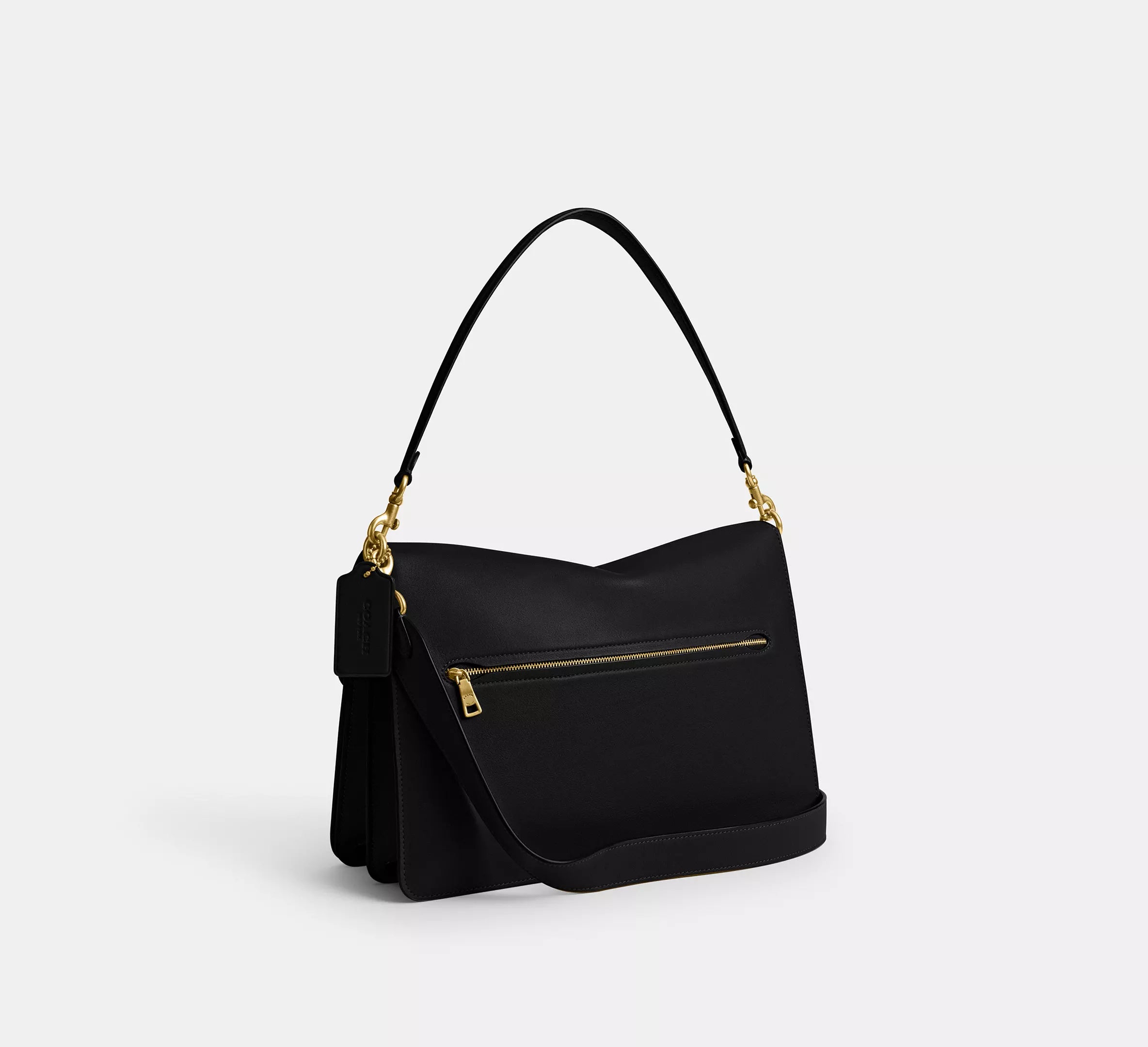 Coach Chain Tabby Shoulder Bag 35 - Brass/Black