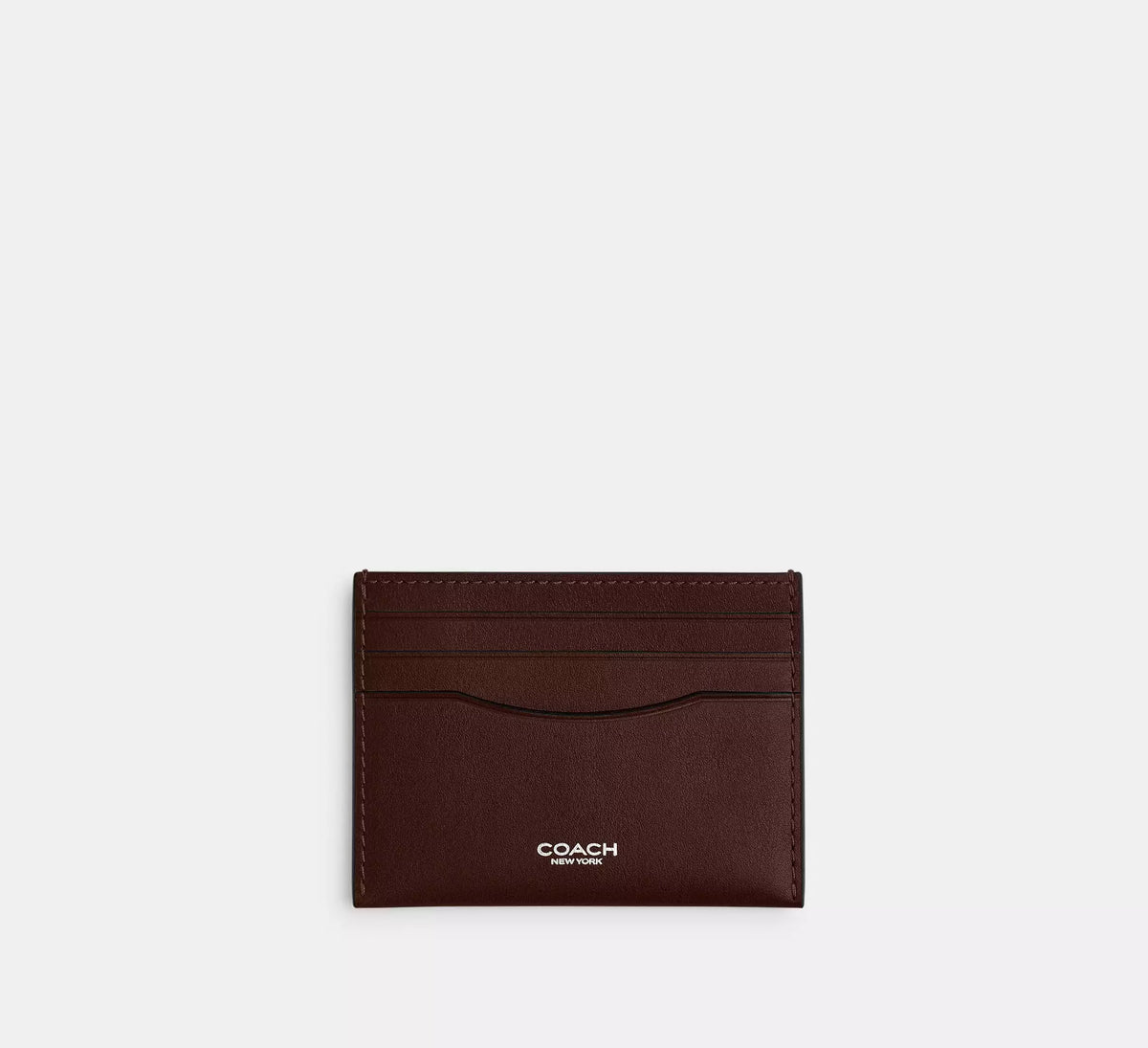 Coach Card Case  -  Maple