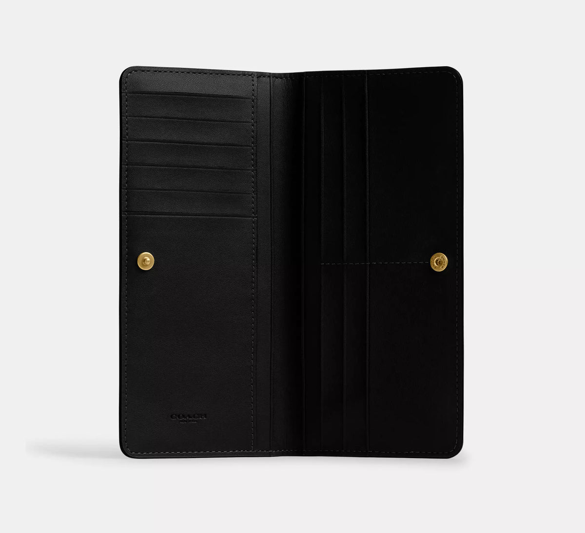 Coach Essential Slim Wallet  -  Brass/Black