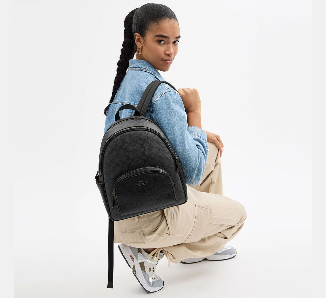 Coach Court Backpack Kadın Deri Çanta