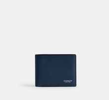 Coach Slim Billfold Wallet  -  Navy