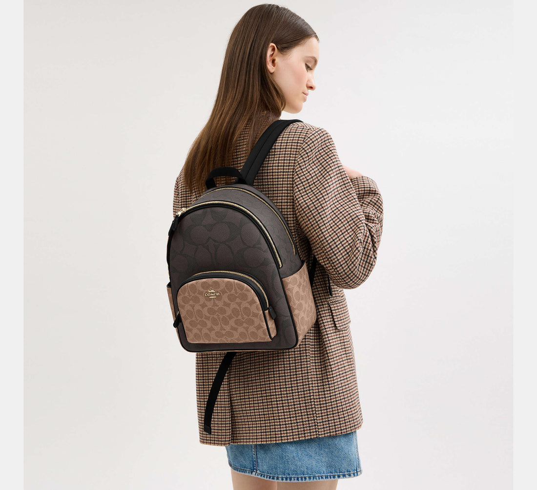 Coach Court Backpack Kadın Deri Çanta