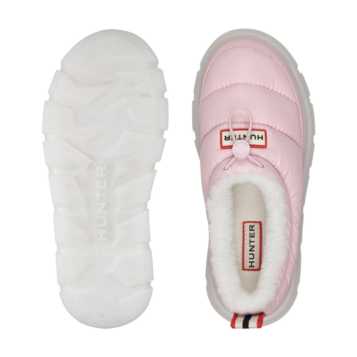 Hunter Women's Madi Insulated Water Resistant Slip-on Mules -Light Pink