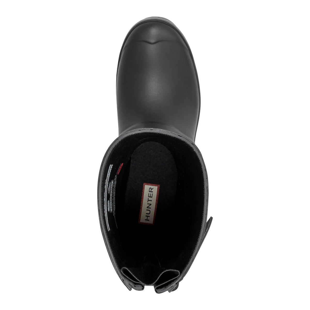 Hunter Women's Original Back Adjustable Short Rain Boots - Black