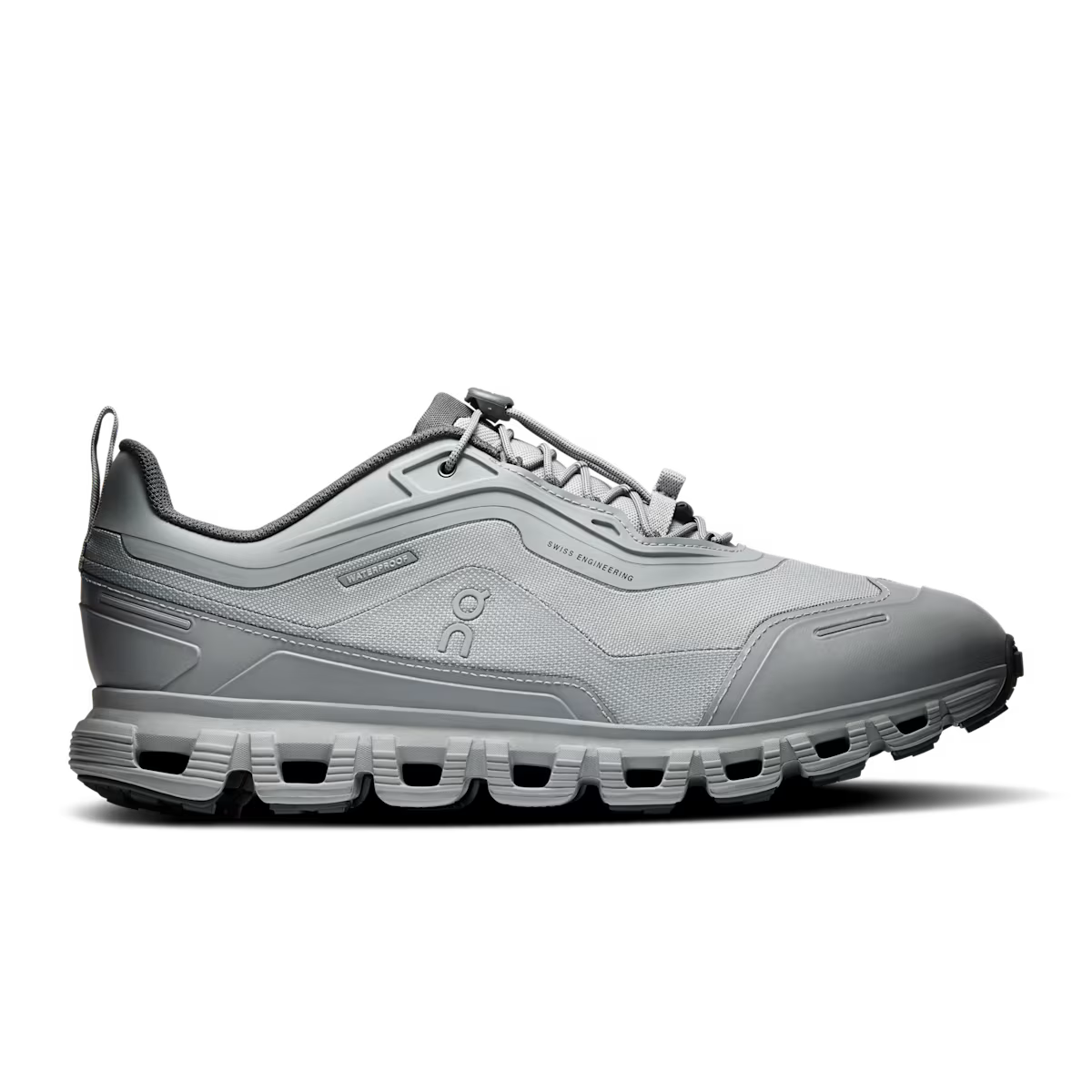 On Cloud Men Cloud 6 Geo Waterproof  -  Alloy | Alloy