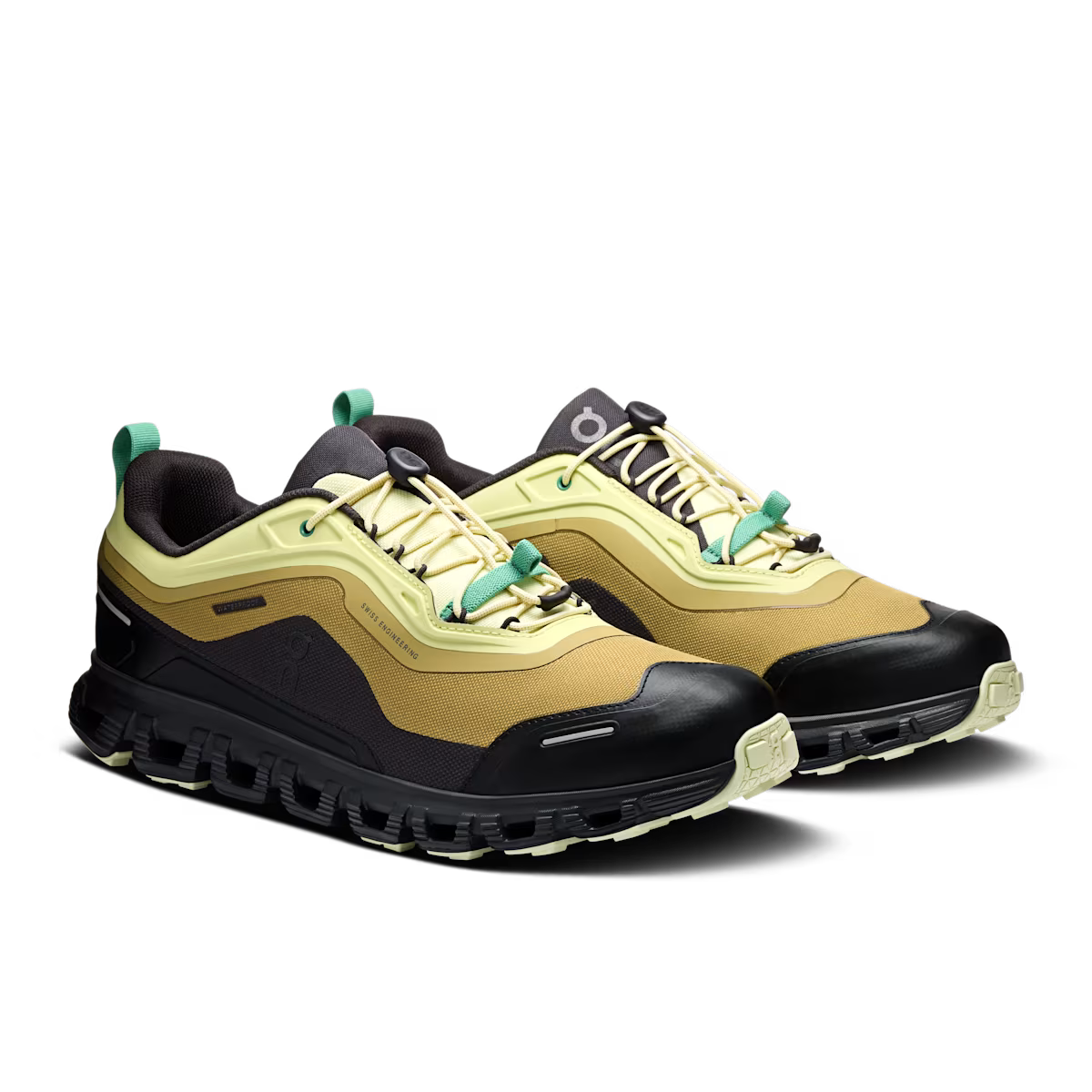 On Cloud Men Cloud 6 Geo Waterproof  -  Limelight | Safari