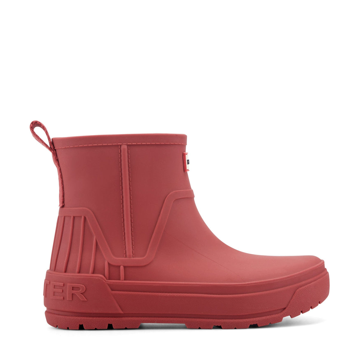 Hunter Women's Wales Waterproof Rain Booties -Medium Red