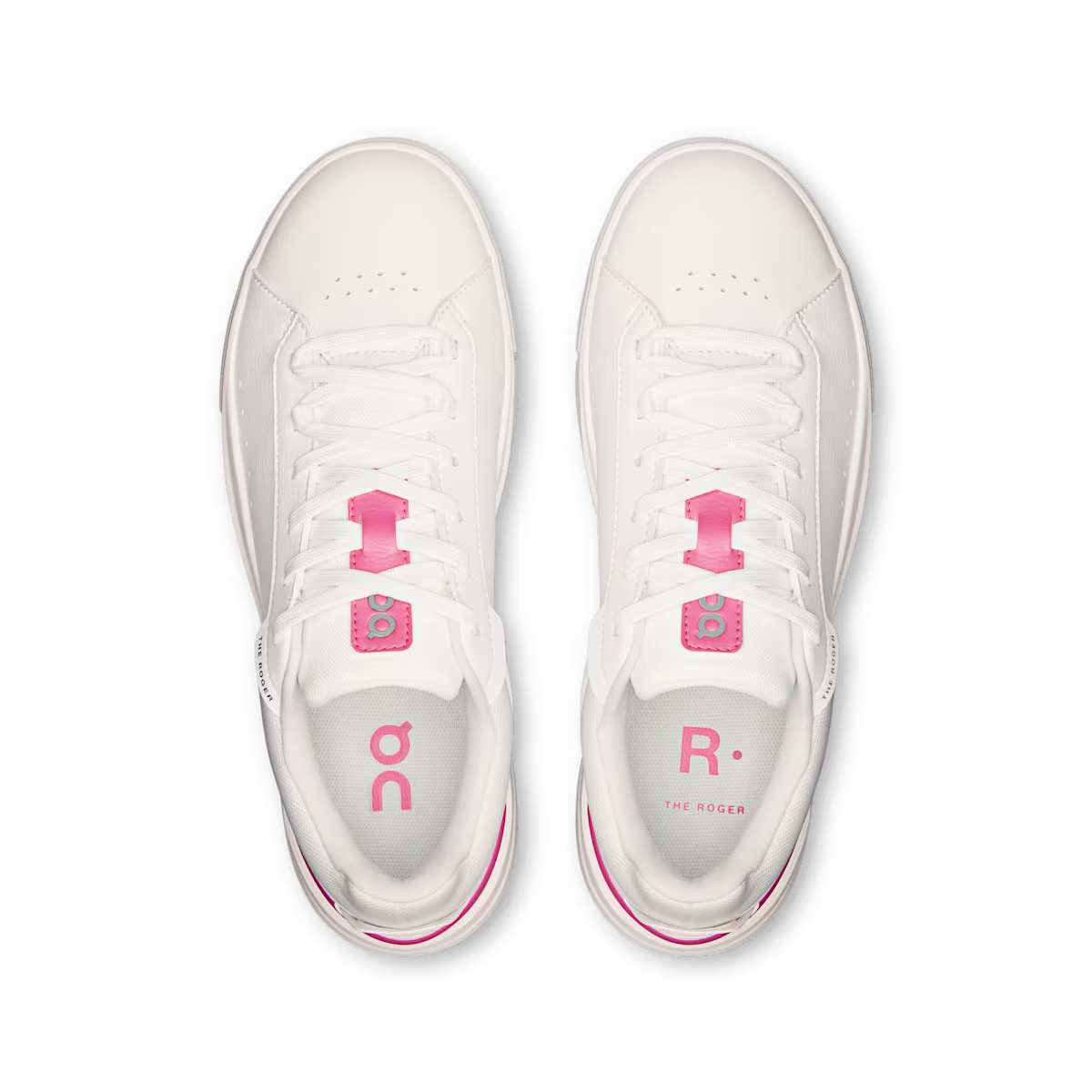 On Cloud Women THE ROGER Advantage - White | Pink