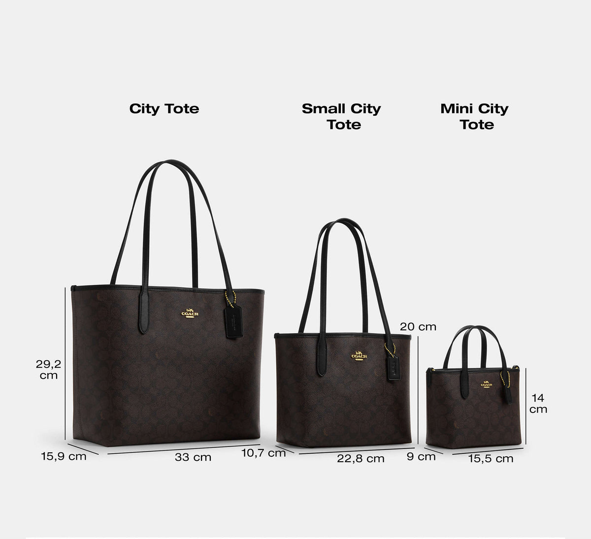 Coach City Tote Bag In Signature - Gold/Sand/Chalk