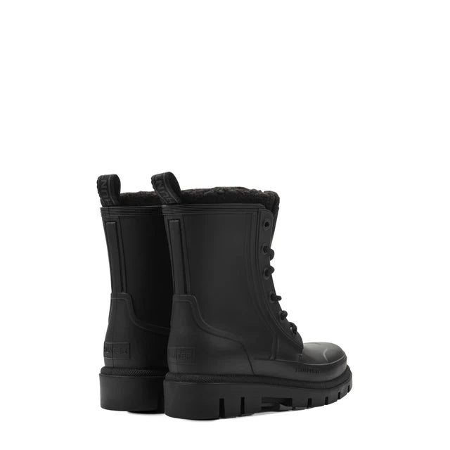 Hunter Women's Diana Insulated Lace-Up Waterproof Booties - Black
