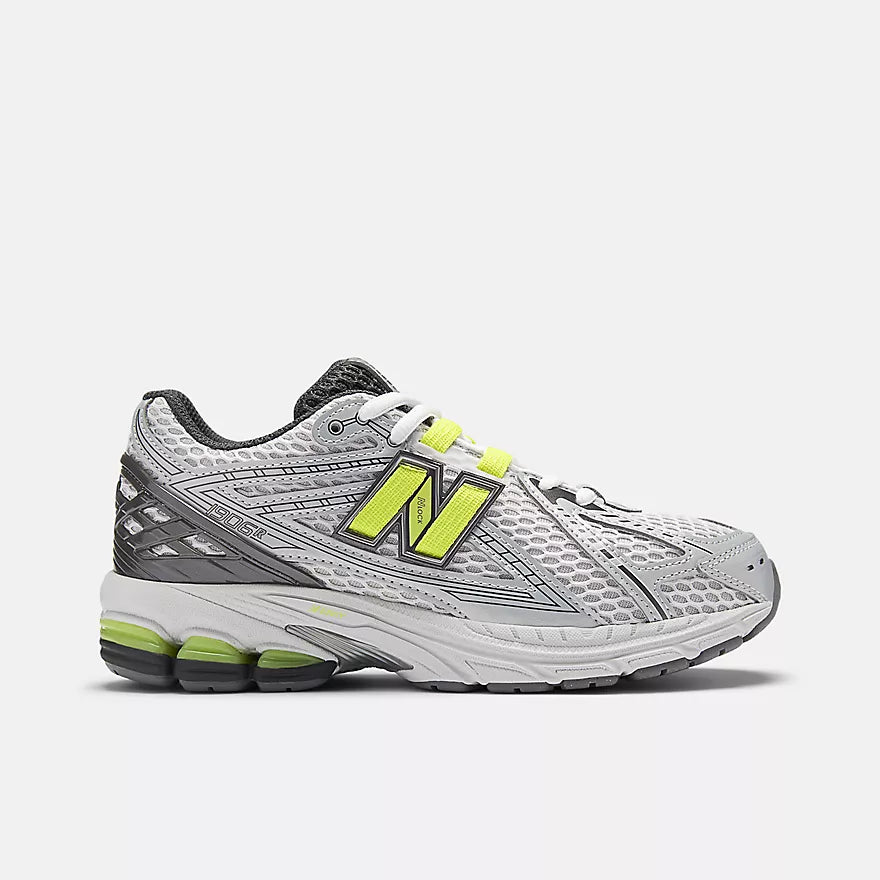 New Balance Big Kids 1906 Lace - BLACK METALLIC with ALKALINE GREEN - G19066PA