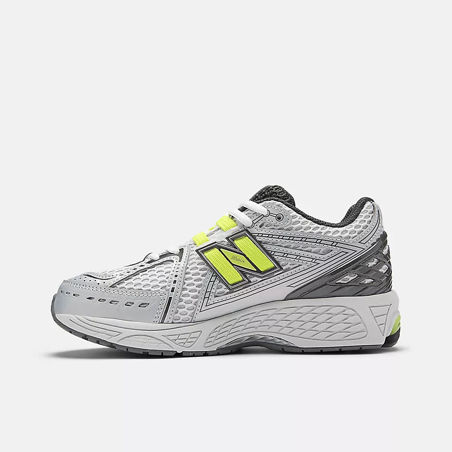 New Balance Big Kids 1906 Lace - BLACK METALLIC with ALKALINE GREEN - G19066PA
