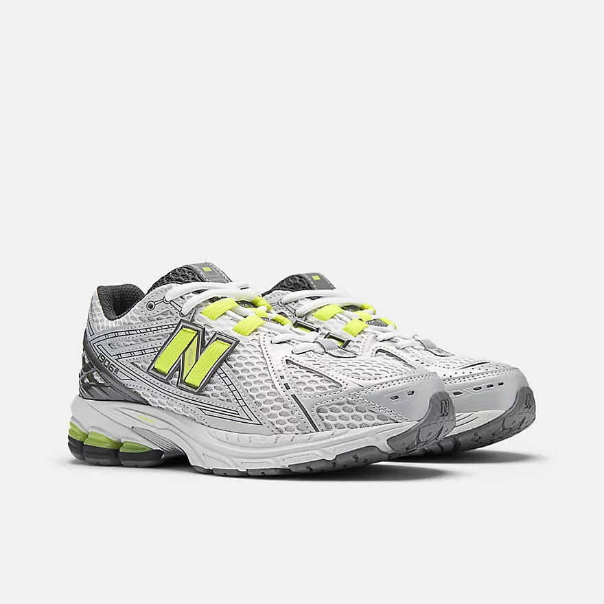 New Balance Big Kids 1906 Lace - BLACK METALLIC with ALKALINE GREEN - G19066PA