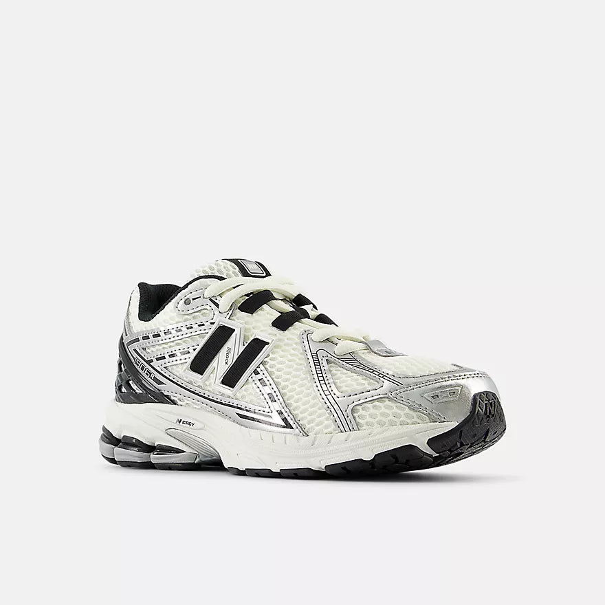 New Balance Big Kid 1906 Lace - SILVER METALLIC with BLACK -  GC1906ER