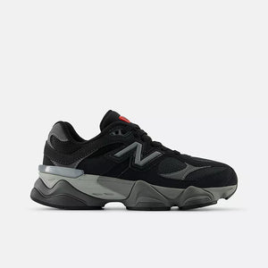 New Balance Big Kids 9060 Lace - BLACK with CASTLEROCK - GC9060BK