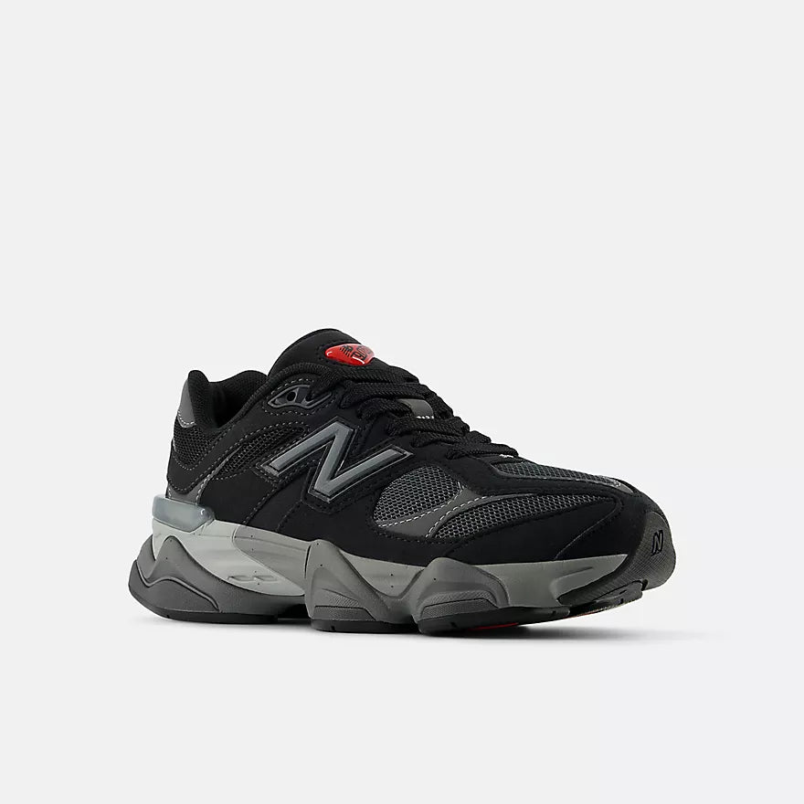 New Balance Big Kids 9060 Lace - BLACK with CASTLEROCK - GC9060BK