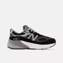 New Balance Big Kids FuelCell 990v6  -  Black with Silver  -  GC990BK6