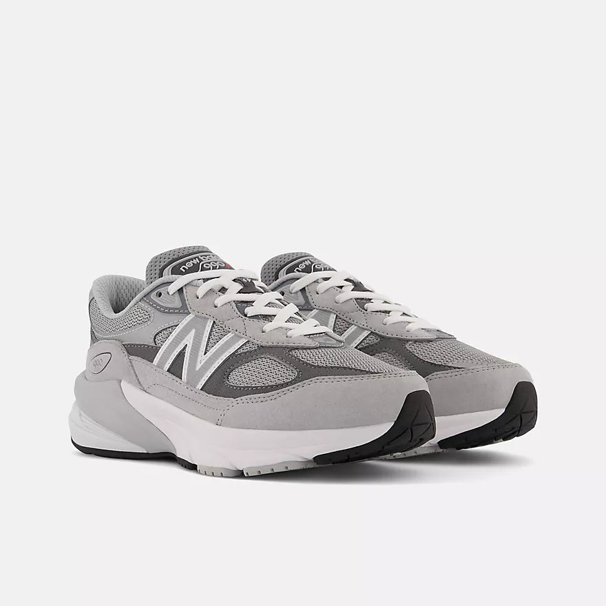 New Balance Big Kids FuelCell 990v6  -  Grey with Silver  -  GC990GL6