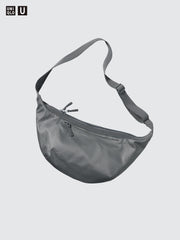 UNIQLO Coated Cotton Shoulder Bag-GRAY