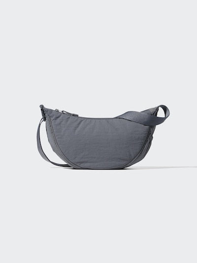 UNIQLO Unisex Round Mini Shoulder Bag- Dark Gray - Hemen Teslimde