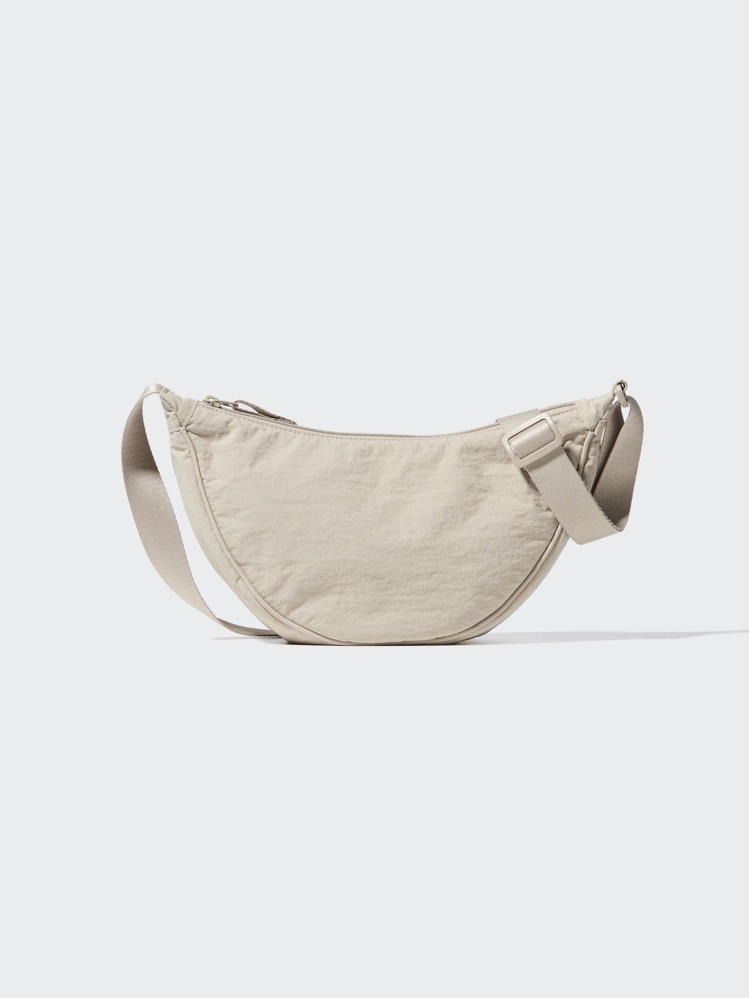 UNIQLO Unisex Round Mini Shoulder Bag- BEIGE