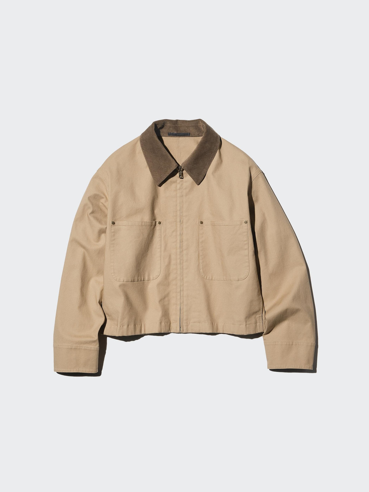 Uniqlo Unisex Zip-Up Short Jacket  -  69 NAVY