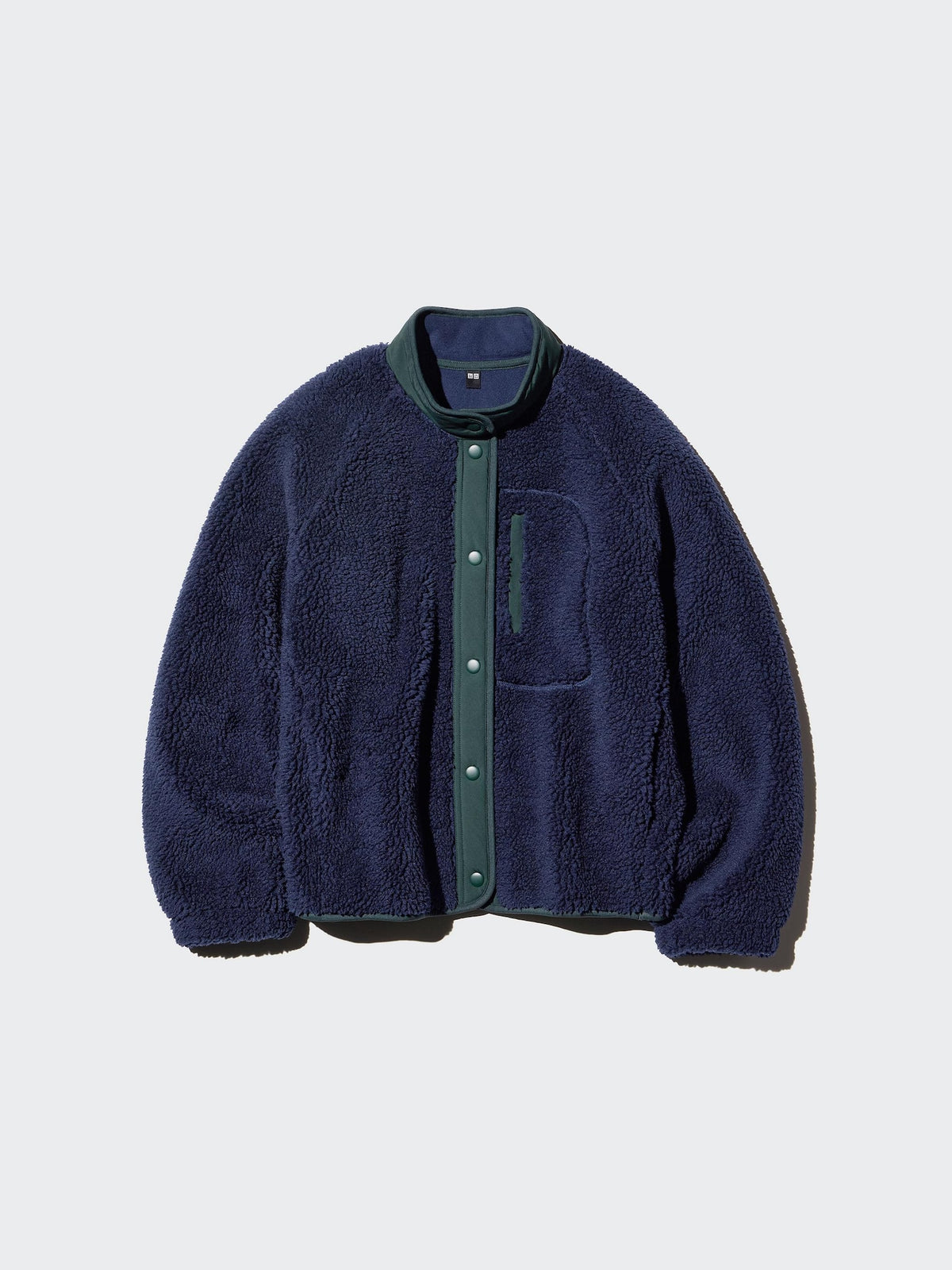 Uniqlo Women Pile Lined Fleece Combination Jacket  -   01 OFF WHITE