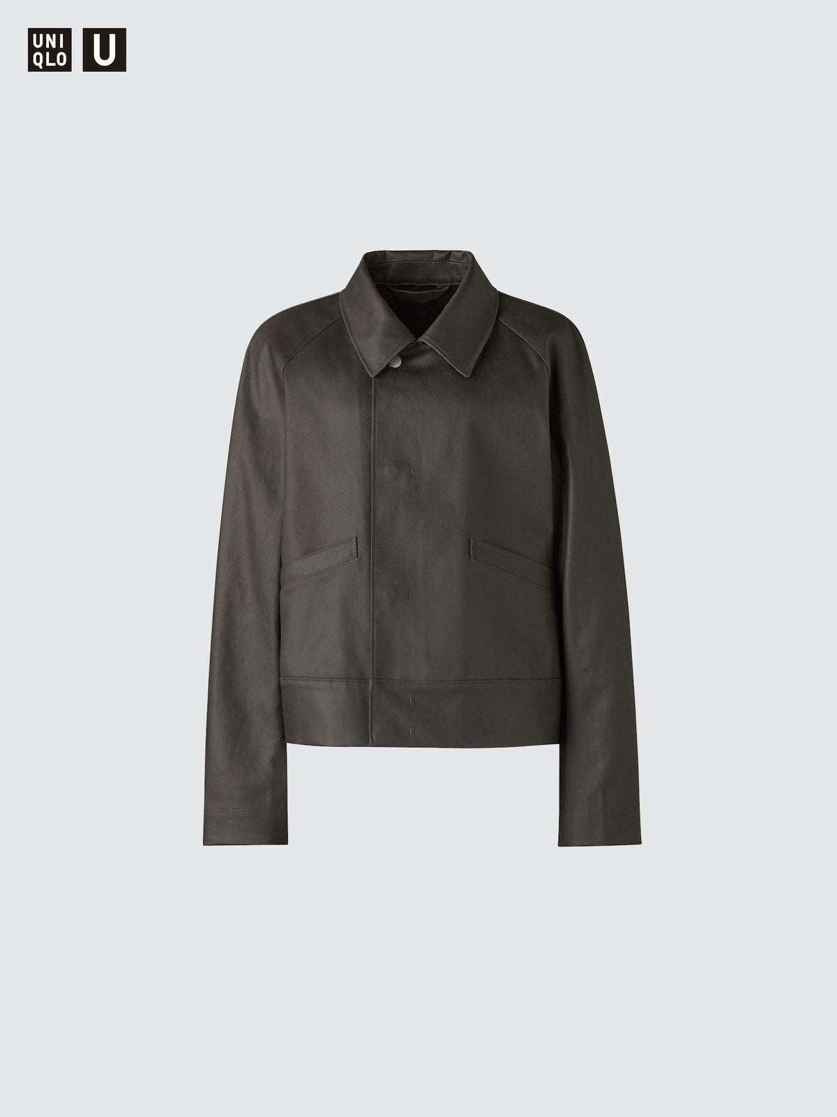 Uniqlo Women Coated Blouson  -  39 DARK BROWN