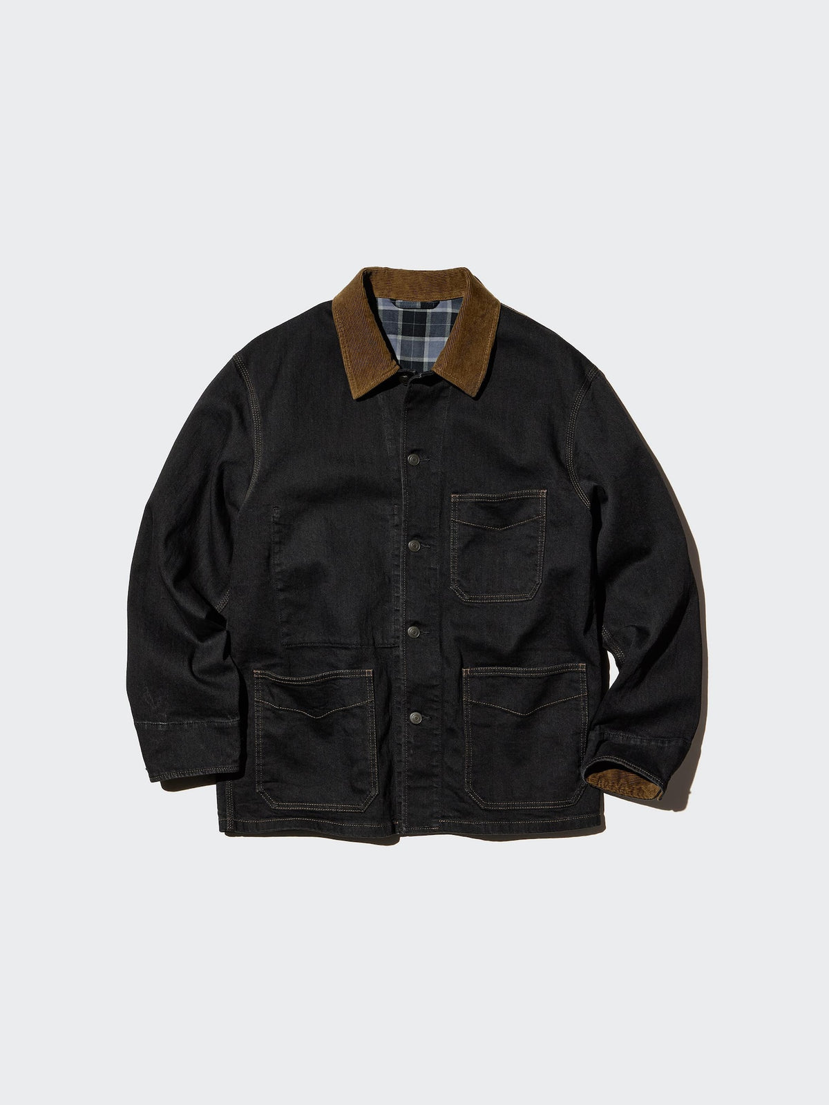 Uniqlo Unisex Coverall | Denim  -   09 BLACK