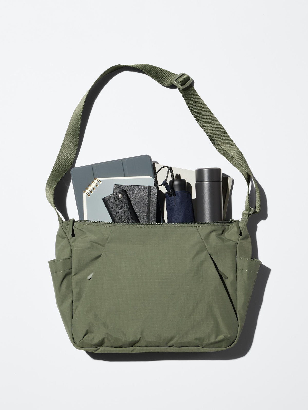 UNIQLO Unisex RUtility Shoulder Bag- OLIVE