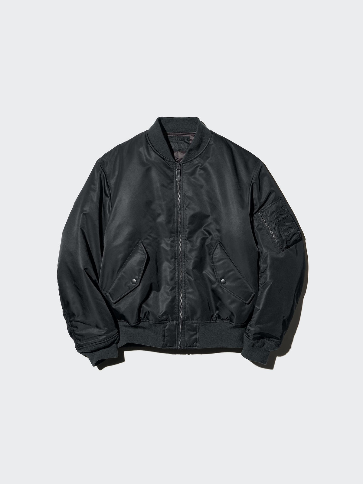 Uniqlo Unisex MA-1 Blouson  - 09 BLACK
